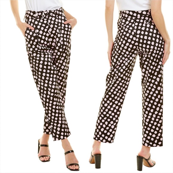 TANYA TAYLOR Printed Straight Leg Pants - Picture 1 of 13